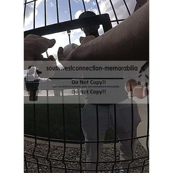 Sergio Alcantara Autographed Baseball AZ Dbacks Chicago Cubs Proof Authentic COA - Picture 2 of 7